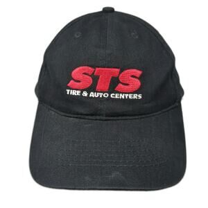 Apollo USA Baseball Cap Black One Size STS Tire & Auto Centers Strapback Hat
